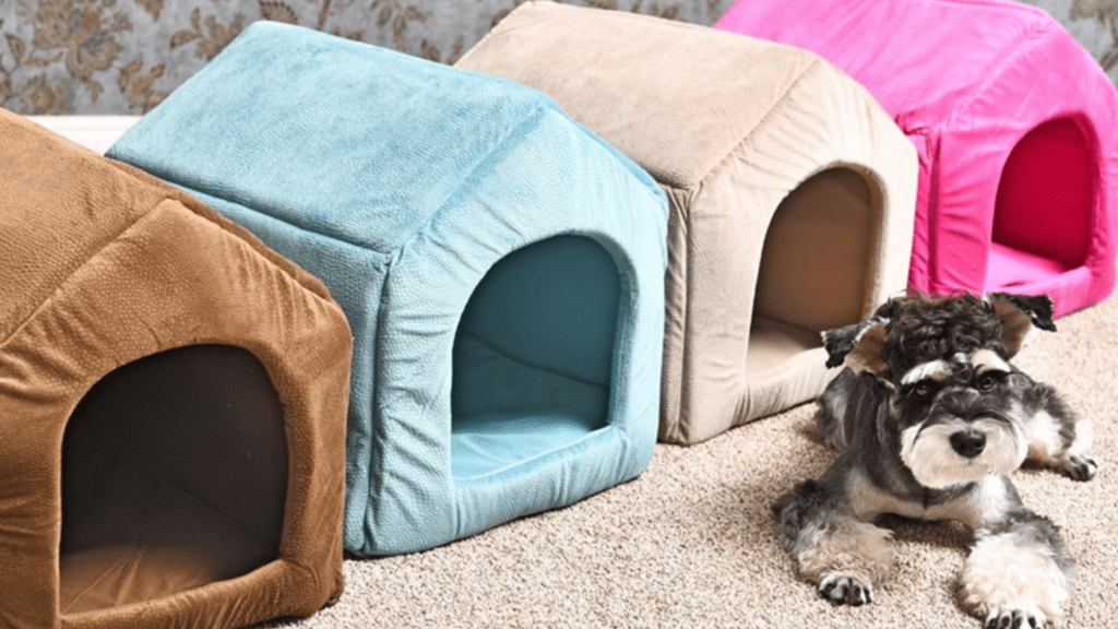 Warm, cozy bedding and an insulated shelter for pets